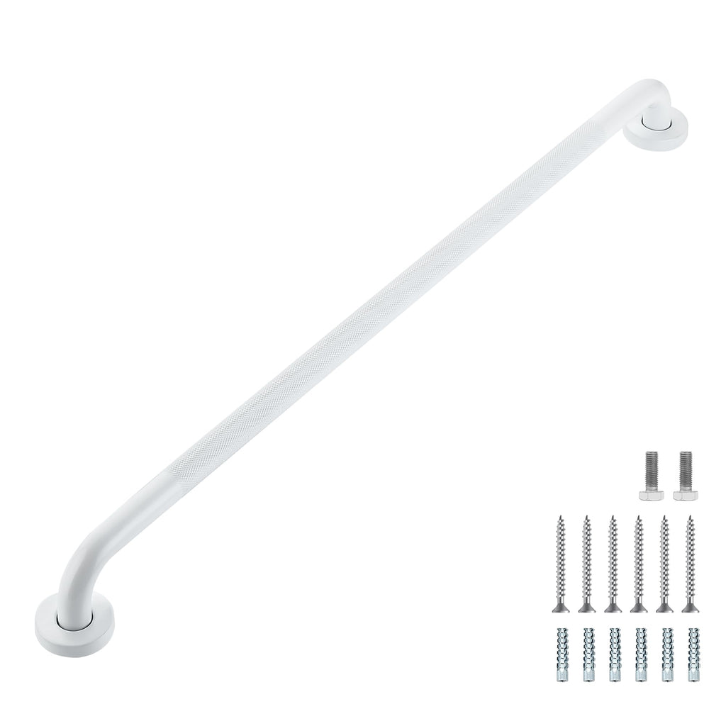 Grab Bars for Shower, 2 Pack 16-Inch Anti Slip Shower Handles for Elderly, Safety Shower Grab Bar, Stainless Steel Handicap Grab Bars for Bathroom (Polished Nickel 1" Diameter)