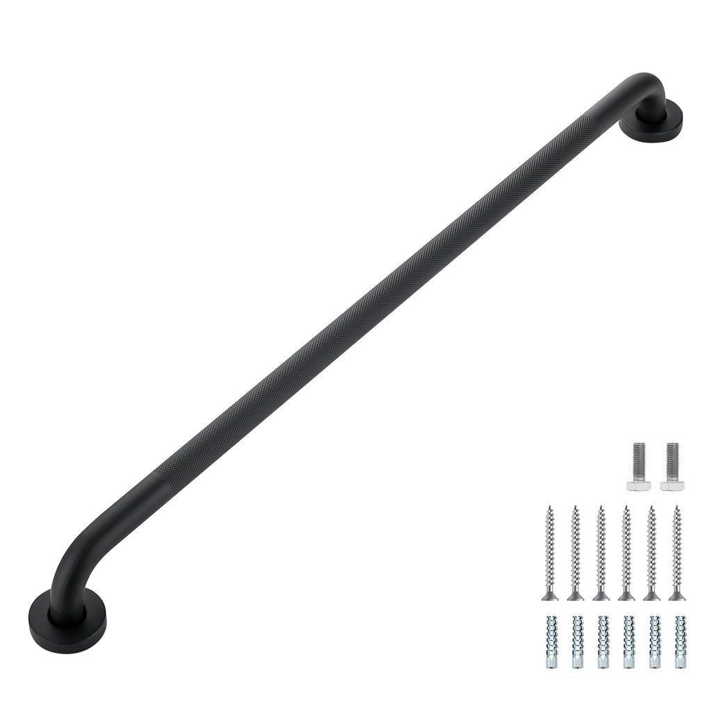 Grab Bars for Shower, 2 Pack 16-Inch Anti Slip Shower Handles for Elderly, Safety Shower Grab Bar, Stainless Steel Handicap Grab Bars for Bathroom (Polished Nickel 1" Diameter)