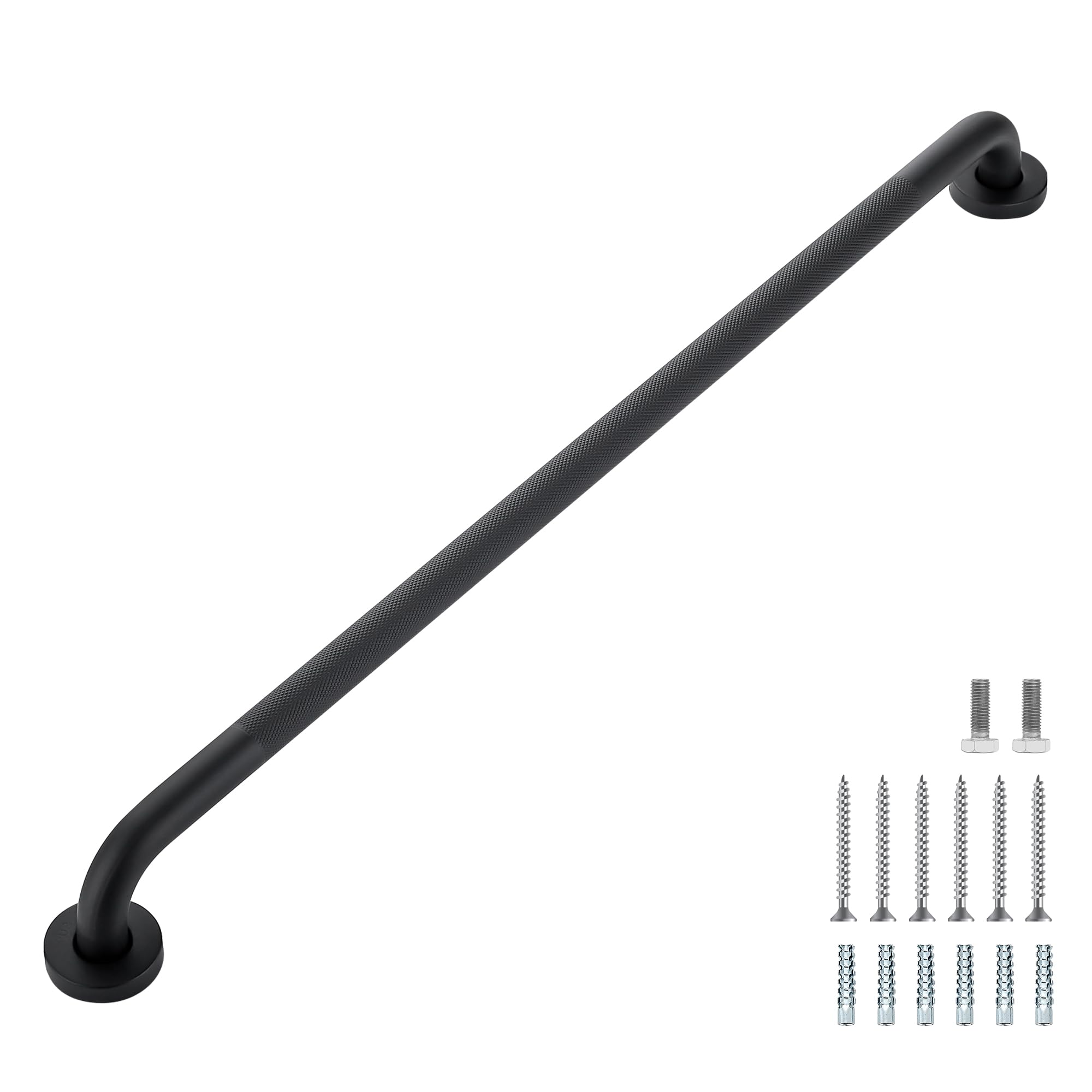Grab Bars for Shower, 2 Pack 16-Inch Anti Slip Shower Handles for Elderly, Safety Shower Grab Bar, Stainless Steel Handicap Grab Bars for Bathroom (Polished Nickel 1" Diameter)