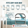 Lunderg Bed Assist Rail for Seniors with Motion-Activated Light & Non-Slip Grab Bar - Easy to Install Bed Rails for Elderly Adults Safety & Post-Surgery - Helps Reduce Falls & Support Independence