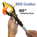 RMS 2-Pack 34 Inch Extra Long Grabber Reacher with Rotating Jaw - Mobility Aid Reaching Assist Tool