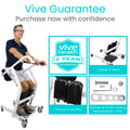 Vive Mobility Sit to Stand Patient Lift for Handicapped - Stand Assist Lift Aid for Home Care Use - Elderly Lift Assist Transfer Device - Transport Chair Stand Assist for Seniors, Adults & Disabled