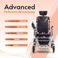 Culver Mobility Panther Electric Wheelchair for Adults, All Terrain Lightweight Foldable Wheelchairs,Power Motorized Electric Wheel Chair, Comfortable Remote Control Mobility Aid