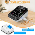 Blood Pressure Machine, Automatic Upper Arm Blood Pressure Monitor with 2x199 readout, 4.5 inch Backlit Large Screen Adjustable Large Cuff 9 to 17 inches - arrhythmia and Home Hypertension Detector