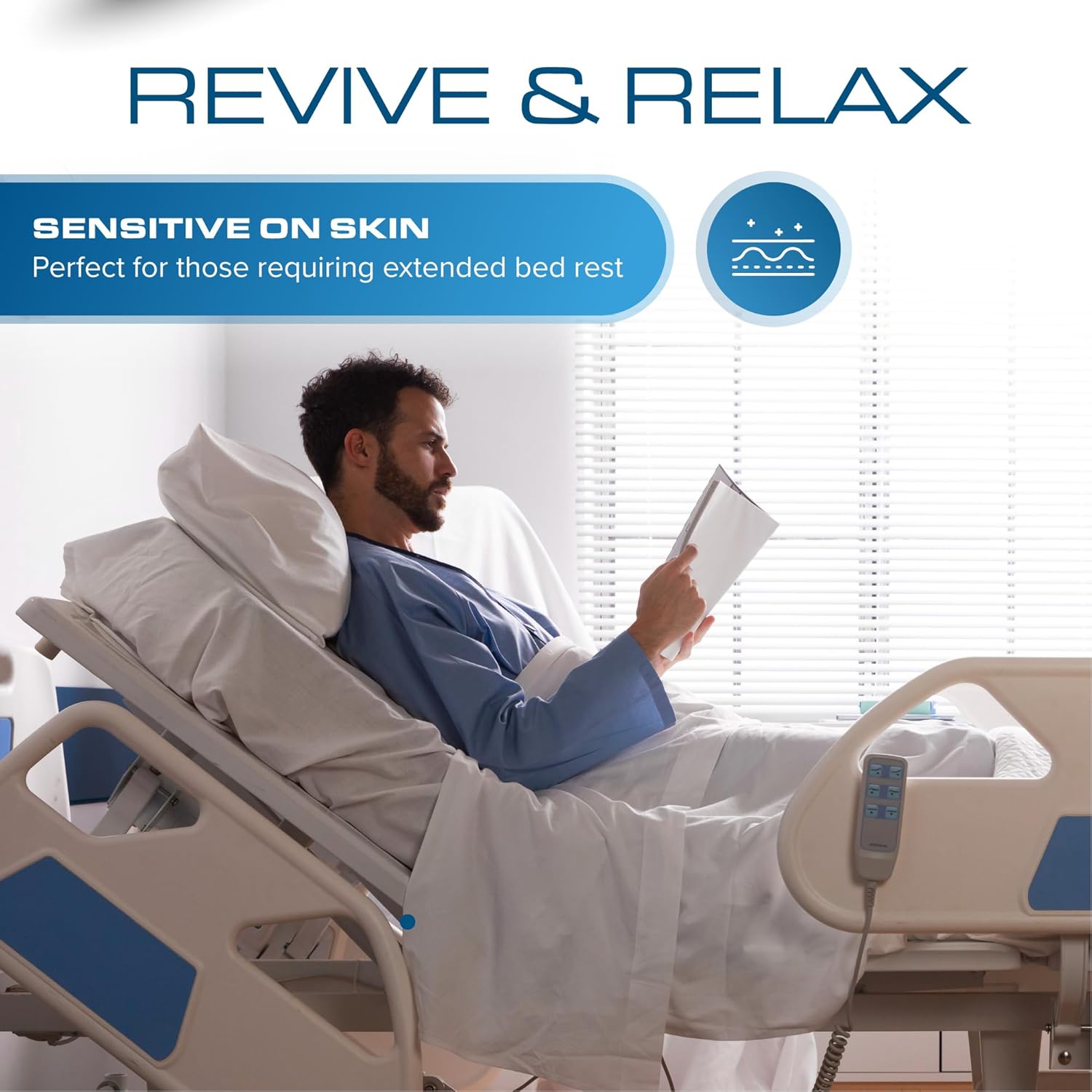 Kölbs NSR Long Term Care Pressure Redistribution Foam Medical Hospital Mattress, for Bedsore Treatment Nursing Homes and at Home Care