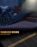 VNN Portable Wheelchair Ramp 4FT, Non-Slip Aluminum Folding Handicap Ramps, Door Threshold Wheelchair Ramps for Home, Threshold Ramp for Home Steps, Scooter Ramp, Doorways