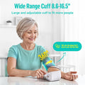 RunStar Upper Arm Blood Pressure Monitor with Wide Range Cuff (8.6'' -16.5'') for Home Use FSA&HSA Eligible, Automatic Digital BP Machine with Storage Bag, 2x99 Reading Memory