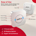 CallToU Caregiver Pager Wireless Call Button Nurse Alert System 500+ Feet for Home/Elderly/Patient/Disabled 1 Plugin Receiver 1 Waterproof Transmitter