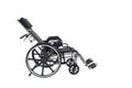 Drive Medical PLA420RBDFA Viper Plus GT Full Reclining Wheelchair with Detachable Full Arms, Black