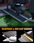 VNN Portable Wheelchair Ramp 4FT, Non-Slip Aluminum Folding Handicap Ramps, Door Threshold Wheelchair Ramps for Home, Threshold Ramp for Home Steps, Scooter Ramp, Doorways