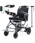 33 Lbs Lightweight Electric Wheelchair, Electric Wheelchairs for Adults Foldable, 15 Miles Range Motorized Wheelchair for Seniors, All Terrain Compact Portable Power Wheelchair, 330 Lbs Capacity