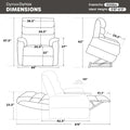 DYNOX Big Tall Man Large-Wide Power Dual Motor Lift Recliners Chairs for Elderly Lay Flat Lift Chair with Infinite Positions, Heat & Massage, Supports 400 LBS(9298L,Faux Leather,Brown)