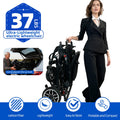 John Dawson 26lbs Ultralight Foldable 100% Carbon Fiber Electric Wheelchairs for Adults, Lightweight Power Wheelchair, Portable Airline Approved