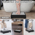 HBTower Mobility Step Stool for Adults & Seniors - Non-Slip Platform Indoor and Outdoor, Portable Riser, Safety Step for Car, Bedside, Office, Shower, Stairs - Black