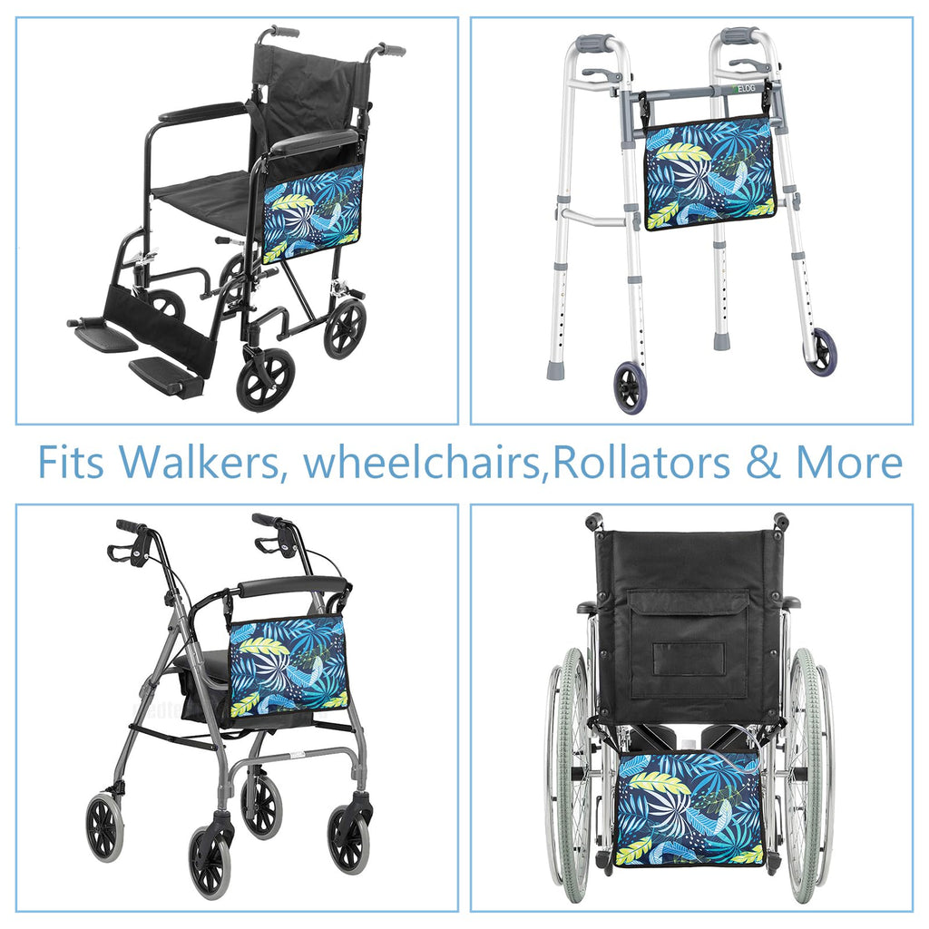 Catheter Bag Covers for Wheelchairs, Wheelchair Under Basket for Infusion Bag, Urine Urainage Bag Holder, A Dignified of Wheelchair Storage Bag, Wheelchair Urine Bag Holder (Black)