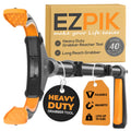 EZPIK Pro 36" Flexible Folding Grabber Tool for Elderly + Magnets, Reacher for Disabled & Seniors Heavy Duty Rotating Grippers for Reaching Underneath, Trash Grabbers & Pickers for Mobility