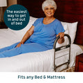 Lunderg Bed Assist Rail for Seniors with Motion-Activated Light & Non-Slip Grab Bar - Easy to Install Bed Rails for Elderly Adults Safety & Post-Surgery - Helps Reduce Falls & Support Independence