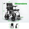 Culver Mobility Kano Foldable Electric Wheelchair, Travel Size, User-Friendly, FSA HSA Eligible Wheelchairs for Adults Lightweight, (Green)