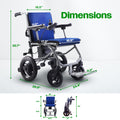 Culver Mobility Kano Foldable Electric Wheelchair, Travel Size, User-Friendly, FSA HSA Eligible Wheelchairs for Adults Lightweight, (Green)