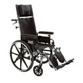Drive Medical PLA420RBDFA Viper Plus GT Full Reclining Wheelchair with Detachable Full Arms, Black