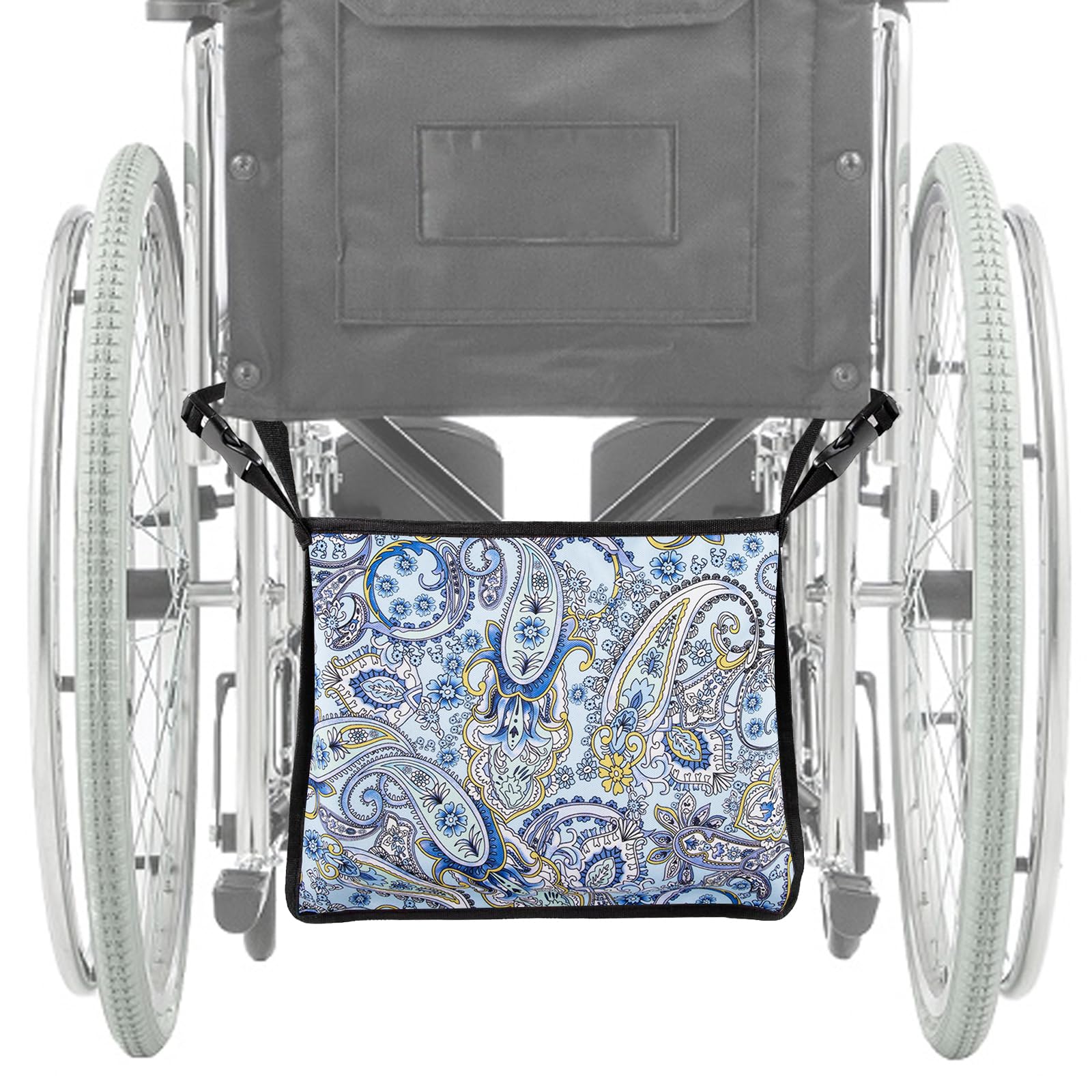 Catheter Bag Covers for Wheelchairs, Wheelchair Under Basket for Infusion Bag, Urine Urainage Bag Holder, A Dignified of Wheelchair Storage Bag, Wheelchair Urine Bag Holder (Black)