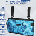 2 Pack Wheelchair Side Bag with Cup Holder, Wheelchair Armrest Pouch Accessories for Walker, Rollator, Electric Scooter Wheelchairs, Ideal Gift for Mother's Day & Father's Day