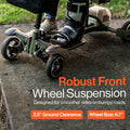 SuperHandy Passport Prime Power Mobility Scooter – Ultralight Aviation-Grade Aluminum Frame, Foldable & Compact, for Indoor & Outdoor, 48V Li-Ion Battery