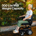 SuperHandy GoRide Power Wheelchair, 300 lbs Capacity, Electric Wheelchair with Dynamic Linx Joystick Controller (GoRide CRZ)