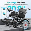 Electric Wheelchairs for Adults, 25+ Miles Long Travel Range, Foldable Motorized Wheelchair, Portable All-TerrainMotorized Wheelchair for The Elderly
