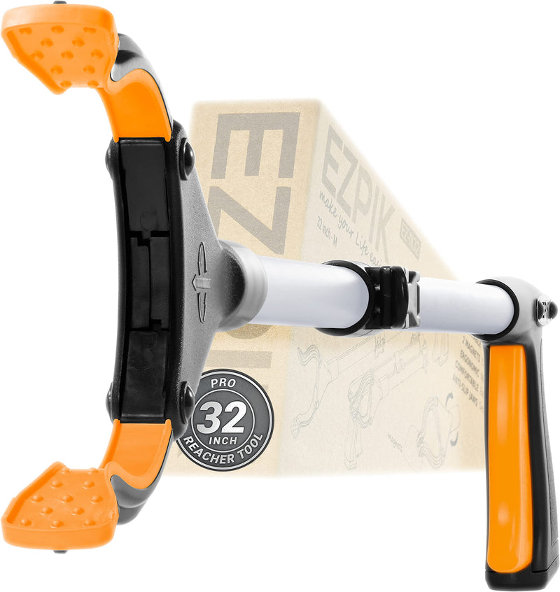 EZPIK Pro 36" Flexible Folding Grabber Tool for Elderly + Magnets, Reacher for Disabled & Seniors Heavy Duty Rotating Grippers for Reaching Underneath, Trash Grabbers & Pickers for Mobility