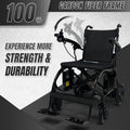2025 New 100% Carbon Fiber Electric Wheelchairs for Adults Seniors Foldable Ultra Lightweight(27.9 lbs) Power Motorized Wheelchair Airline Approved 10 Miles Portable Compact for Travel