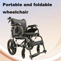 Ultra Light Ergonomic Wheelchair with Removable Footrest